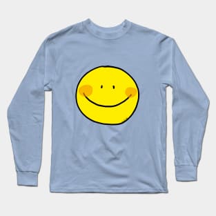 big smiley face Long Sleeve T-Shirt